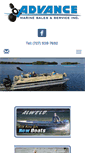 Mobile Screenshot of advancemarine.net